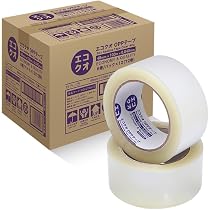 Amazon.co.jp: 【エコクオ】 OPPテープ 梱包用テープ 48mm幅 100m巻 72